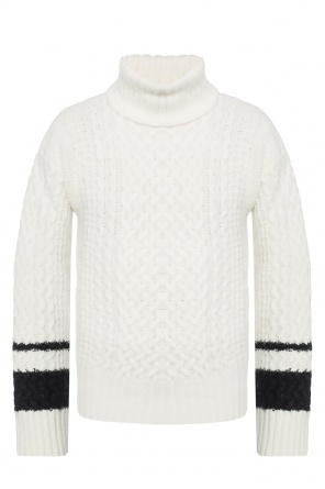 Turtleneck top with embroidered stripes, zdjęcie 1 Turtleneck top with embroidered stripes od Haider Ackermann